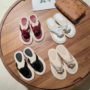 Flip-flops Ladies' Ankle Strap Sandals Summer Beachwear Style Indoor Use Flat Bottom Slip-On Anti-Slip <strong>Shoes</strong> Floral Pattern - Product Image 1