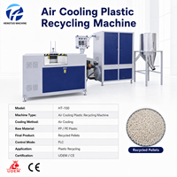 Granulateur automatique HONTO HT-100, stable et durable, pour la production de granulés recyclés, haute performance, efficace, refroidissement par air, machine de recyclage du plastique certifiée CE