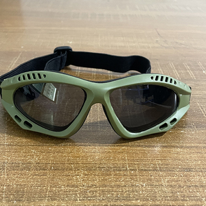 DSF69 Olive Green Tactical Goggles <b>Adjustable</b> Strap Protective Eyewear Outdoor Safety <b>Glasses</b> Plastic Frame All Seasons Use - Product Image 3