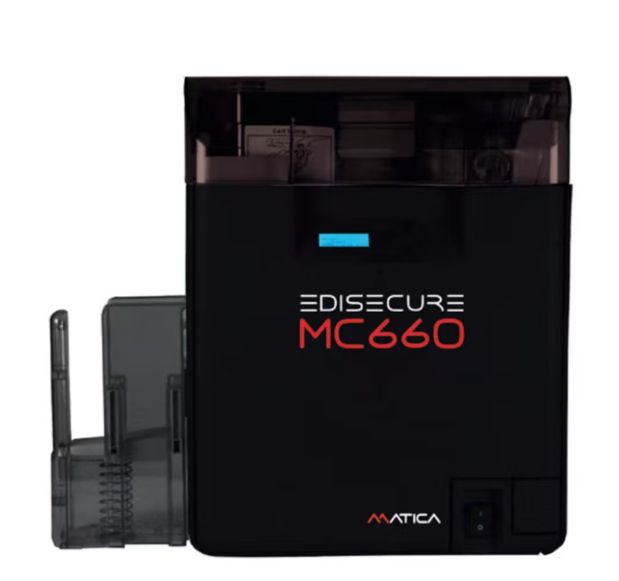 High-quality Matica MC660 600dpi Transfer Printing Technology Certificate Card Printer a Secure Government ID Card Project