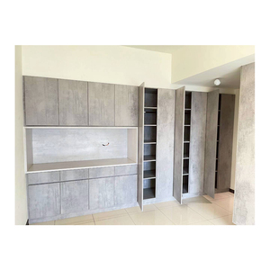 Meubles d'appartement pour gagner de la place, armoire murale de rangement du sol au plafond, style sur mesure intégré - Product Image 1