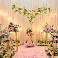Décoration de mariage, boule de fleurs rose blush, soie artificielle, faite à la main, moderne, taille personnalisée, centre de table