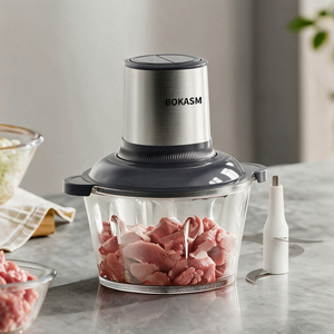 Picadora de Carne Eléctrica BOKASM de 800W, Acero Inoxidable, Función de Molienda de 2.1-3L, Uso Doméstico - Product Image 1