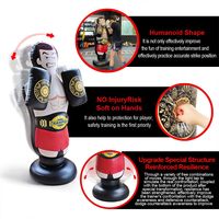 Sac de boxe gonflable Offre Spéciale enfants Kickboxing sac de boxe en PVC autoportant avec kit de kickboxing de remplissage d'eau et d'air