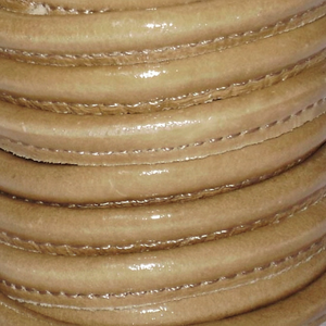 Cordones de napa de calidad superior cosidos de cuero liso para bolsos, prendas de vestir, zapatos, característica impermeable - Product Image 1