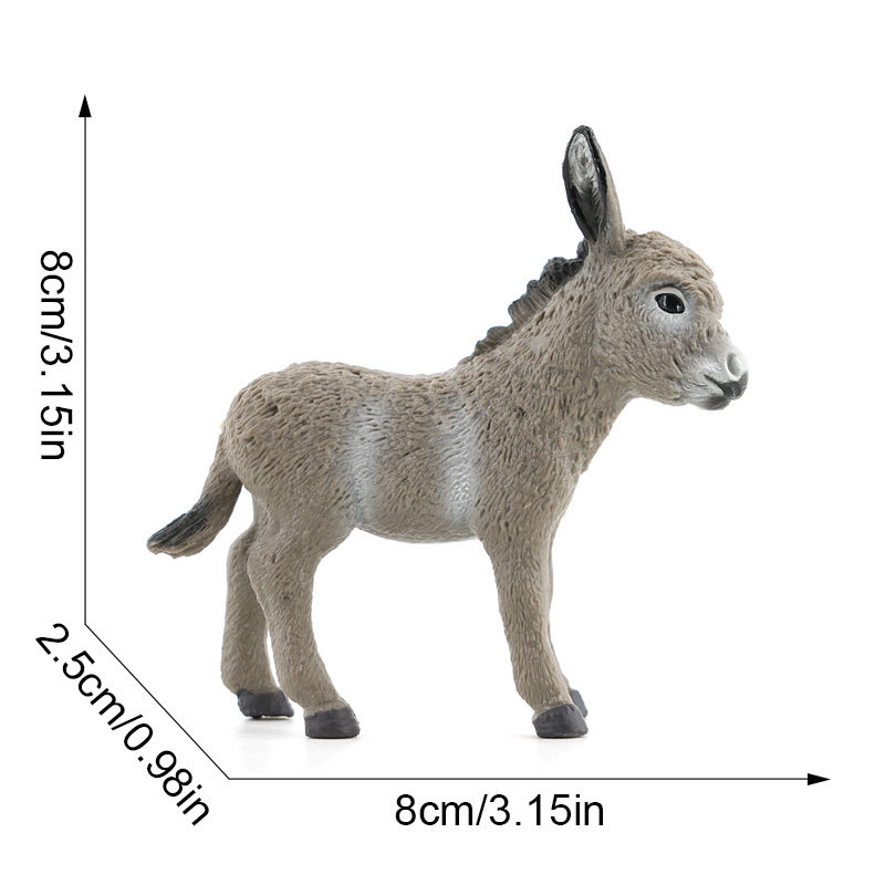 S197 cucciolo di asino grigio-31g