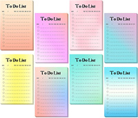 Conception personnalisée bloc-notes magnétique auto-adhésif papier Liste de tâches et notes de bureau déchirer le bloc-notes de planification