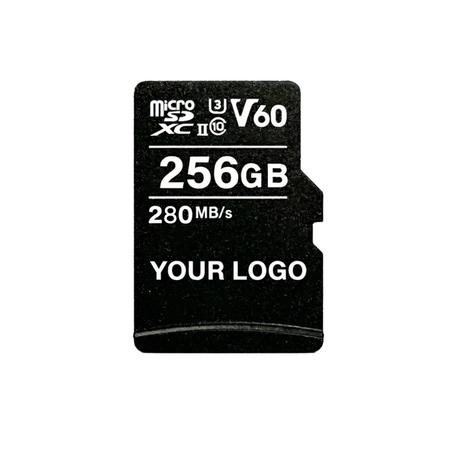 OEM ODM for Card Korea 64GB-128GB 4.0 V60 V90 6K Recording 250-280MB/s Custom Brand CE RoHS FCC Certified GPS