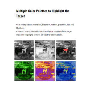 กล้องส่องกลางคืนสำหรับล่าสัตว์ รุ่น TN650 อุปกรณ์ส่องทางไกลสำหรับการสังเกตการณ์กลางแจ้ง กล้องส่องทางไกลถ่ายภาพความร้อน - Product Image 2
