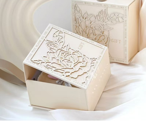 Boîtes à chocolat élégantes en relief sérigraphie fournitures d'emballage alimentaire de stratification mate pour les mariages fêtes bonbons cadeaux - Product Image 4