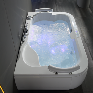Bañera de Hidromasaje Romántica de Acrílico para <span class=keywords><strong>Parejas</strong></span>, con Control por Computadora, para Uso en Hoteles, Interior/Exterior, Moderna, Independiente - Product Image 2