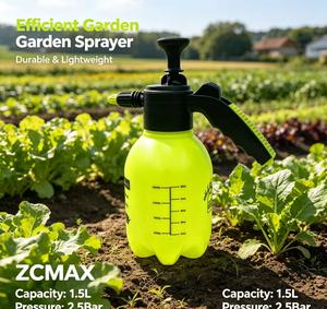 ZCMAX Pulverizador a Presión Manual <span class=keywords><strong>de</strong></span> 1.5L con Boquilla Ajustable, Cuerpo <span class=keywords><strong>de</strong></span> PE Reforzado, Bomba <span class=keywords><strong>de</strong></span> Alta Presión y Válvula <span class=keywords><strong>de</strong></span> Seguridad para Jardín - Product Image 3