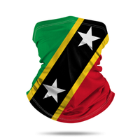 Cache-cou tubulaire personnalisé de haute qualité avec motif du drapeau de Saint-Vincent-et-les-Grenadines pour le sport et le cyclisme – Vente en gros