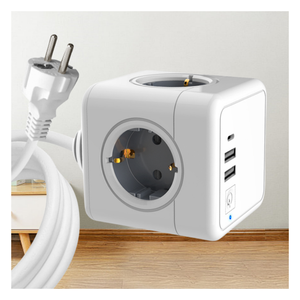 Extension Desktop Outlets with <b>Switch</b> on off <b>Switch</b> Socket with <b>USB</b> a TYPE C - Product Image 1