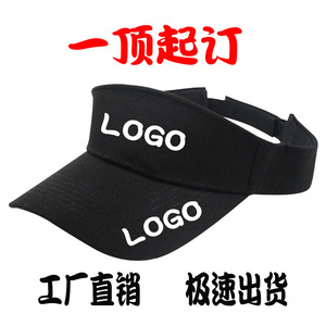 Visor Cap Pure Cotton <b>Flat</b> Brim Unisex Sun Protection <b>Hat</b> For Outdoor Summer Use White Black Red Navy Blue Gray Beige - Product Image 5