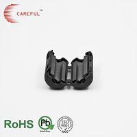 Split Ferrite Clamp Core EMI Filter Power Line Choke for Small Device Cable Noise Suppression 7.2mm Inner Diameter 70C
