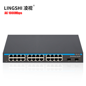 Switch de Red Industrial Gigabit Completo de 24 Puertos con 2 Puertos SFP en Existencia - Product Image 1