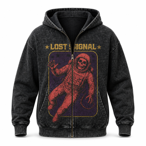 Vente en gros de 360 grammes de sweat à capuche zippé vintage en coton polaire avec logo personnalisé sweat à capuche zippé pour hommes - Product Image 1