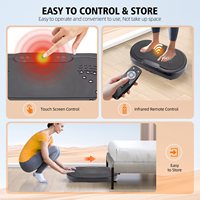 Toptan 3D Elektromanyetik Titreşim Plakası Ev Tipi Fitness 120 kg Taşıma Kapasiteli Platform Taşınabilir Tüm Vücut Egzersiz Aleti