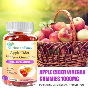 Gomitas de Vinagre de Sidra de Manzana con Vitamina B6 de Alta Calidad OEM, Antioxidantes, para Pérdida de Peso en Adultos, Alta Absorción, Naturales - Product Image 6