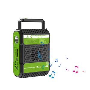 Kit de système d'énergie solaire, éclairage solaire extérieur, mini station portable multifonction, radio et haut-parleur avec ampoules - Product Image 6