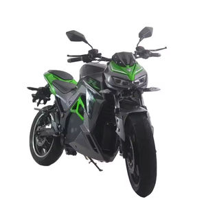 <span class=keywords><strong>Moto</strong></span> électrique Streetfighter 2026, grise et verte, au design élégant |   <span class=keywords><strong>Moto</strong></span> sportive haute performance 3000W au style agressif - Product Image 3
