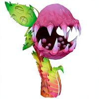 Lanterne géante en soie imperméable personnalisée pour l'extérieur, plante monstre Piranha, plante à appât pour mouches Venus, pour la décoration de jardin, de parc à thème, de festival