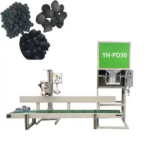 25kg 40kg 50kg Semi-auto Charcoal Fertilizer Compost Chemical Powder Quantitative Weighting Packing Machine