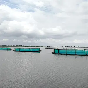 Aquaculture deep sea resist storm floating farming net cage with good quality