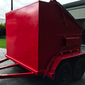 拖车垃圾和废物清除带跳过垃圾箱移动跳过500千克，价格最优惠 - Product Image 2