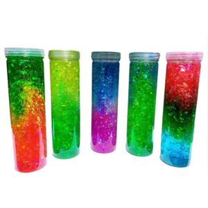 Arcilla de Espuma de Colores, Slime Antiestrés, Arcilla de Cristal, Juguete para Niños, Arcilla de Cristal con Perlas de Cielo Estrellado - Product Image 1