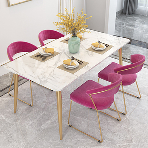 Barato al por mayor de <span class=keywords><strong>muebles</strong></span> modernos de mesa de madera de silla restaurante creativo Grupo 6/8/10 asiento mesa de comedor mdf - Product Image 6