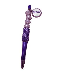 Bolígrafo con Colgante de 14.5cm de Largo, Personalizado con el Logotipo de la Hermandad Griega HOJ, Bolígrafo con Cuentas - Product Image 3