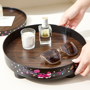 Custom Logo/Color Bathroom Shelving Solution Round Bathroom <b>Shelf</b> Drawer Cosmetics Organizer Case <b>Desktop</b> Sundries Storage Box - Product Image 1