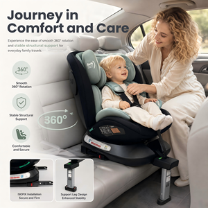 Asiento de Coche para Bebé de Alta Calidad Isize R129 40-150 CM <span class=keywords><strong>Grupo</strong></span> <span class=keywords><strong>0</strong></span>+<span class=keywords><strong>1</strong></span>+<span class=keywords><strong>2</strong></span>+<span class=keywords><strong>3</strong></span>, Nuevos Asientos de Coche para Bebé con <span class=keywords><strong>ISOFIX</strong></span> y Pata de Apoyo - Product Image 2