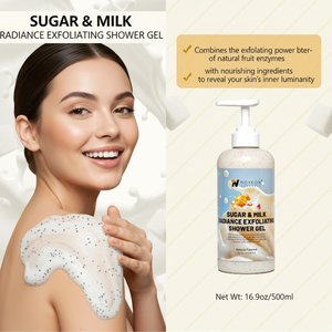 ชุดผลิตภัณฑ์ดูแลผิวขัดผิวผลไม้น้ำตาลนมขัดร่างกายขัดตัวขัดผิวขัดผิวน้ำตาล - Product Image 4