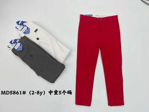 En stock, pantalons pour enfants quatre saisons, pantalons décontractés amples, pantalons chino colorés pour adolescents, garçons, enfants, mode - Product Image 5
