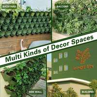 Vente en gros d'usine : Jardinières murales verticales avec système d'irrigation goutte-à-goutte, pots de fleurs auto-arrosants, jardinières murales suspendues