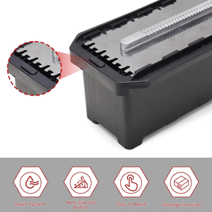Peaktop Interchangeable <strong>Trowel</strong> Blades With Different Notches 8pcs <strong>Trowel</strong> <strong>Set</strong> Replaceable Blade Stainless Steel <strong>Trowel</strong> <strong>Set</strong> - Product Image 3