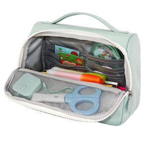 Bolsa de papelería de mano | Bolsa de almacenamiento de papelería de Material de nailon dibujado a mano de gran capacidad organizador de Planificador de mano - Product Image 5