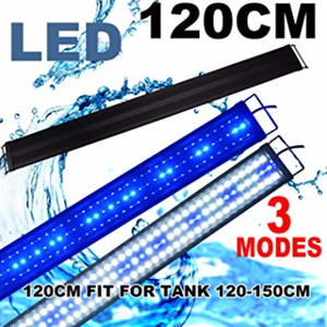 Éclairage LED <span class=keywords><strong>pour</strong></span> <span class=keywords><strong>aquarium</strong></span>, éclairage <span class=keywords><strong>pour</strong></span> <span class=keywords><strong>aquarium</strong></span> avec supports extensibles, blanc et bleu, spectre complet, lampe de forêt tropicale - Product Image 5