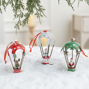 Nouvelle Décoration de Noël 2026 : Pendentif Père Noël Parachutiste, Bonhomme de Neige et Élan Mignon pour Arbre de Noël – Idéal Cadeau - Product Image 3