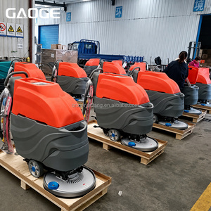 GAOGE A1 Lithium Battery <b>Walk</b> Behind Floor Scrubber <b>Machine</b> Battery Powered Commercial Scrubber Dryer for Warehouse - Product Image 2