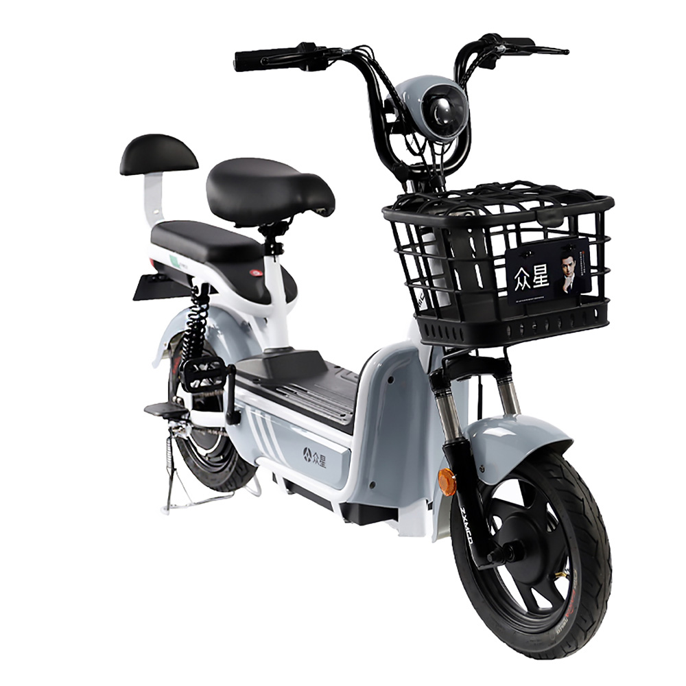 卸売ミニ電動自転車2席350W電動スクーター大人モペット電動