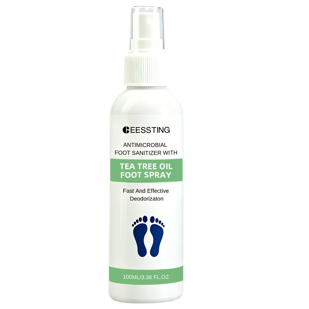 Spray para pies con aceite de árbol de té