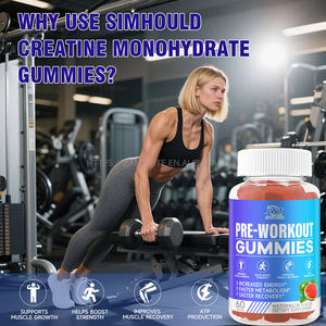 วิตามินกัมมี่สำหรับก่อนออกกำลังกาย ครีเอทีน เบต้าอะลานีน วิตามินบี12 อาหารเสริมเฉพาะสำหรับการออกกำลังกาย ช่วยเสริมสร้างกล้ามเนื้อ ความแข็งแรง และพลังงานสำหรับผู้ใหญ่ - Product Image 6