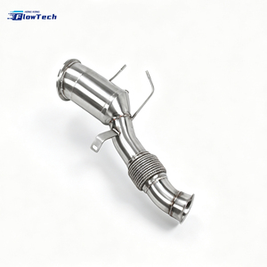 High Performance for BMW B58 X5 X6 735 740 3.0T Downpipe with OPF High Flow Stainless Steel Turbocharger Exhaust Pipe <b>polishing</b> - Product Image 2