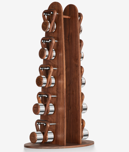 Estética de lujo de madera Kettlebell y Kettlebell Rack Set para el equipo de gimnasio en casa, estudio, hotel Factory Direct - Product Image 1