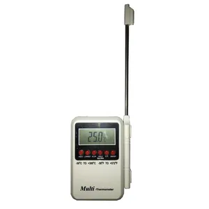 Kỹ Thuật Số Đa-Gốc Nhiệt Kế BBQ Thịt Nhiệt Kế Với Màn Hình LCD Lớn-50 ~ 300C