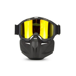 Le <span class=keywords><strong>masque</strong></span> de motocross détachable noir populaire peut être personnalisé avec LOGO et lunettes de couleur - Product Image 5